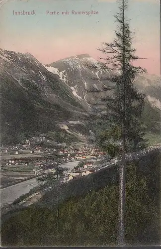 Innsbruck mit Rumerspitze, gelaufen