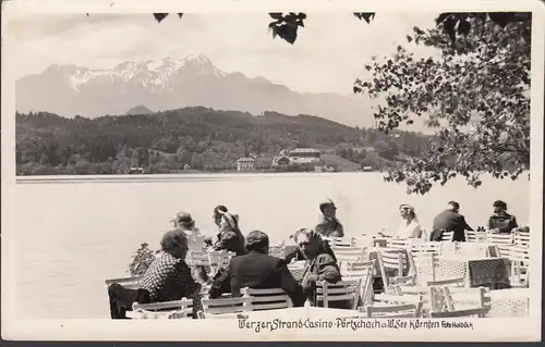 Pörtschach a. Wörthersee, Werzer Strand Casino, gelaufen 1958