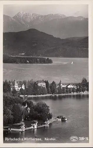 Pörtschach a. Wörthersee, Panoramaansicht, ungelaufen