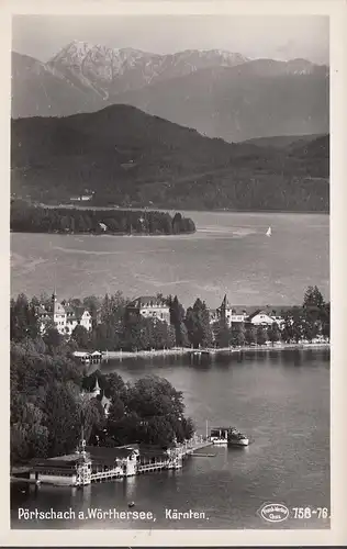 Pörtschach a. Wörthersee, Panoramaansicht, ungelaufen