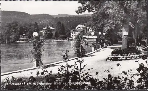 Pörtschach a. Wörthersee, Blumenstrand, ungelaufen