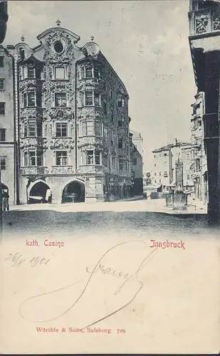 Innsbruck, Casino catholique, couru 1901