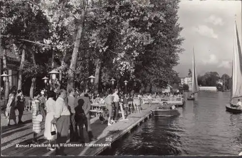 Pörtschach a. Wörthersee, station thermale, Werzerstrand, couru 1960