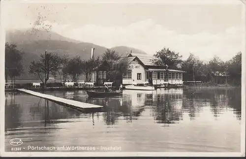 Pörtschach a. Wörthersee, archipel, couru en 1937