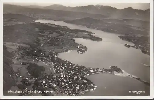 Pörtschach a. Wörthersee, Fliegeraufnahme, ungelaufen