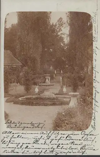 Krumpendorf a. Wörthersee, Schlossgarten, couru 1908