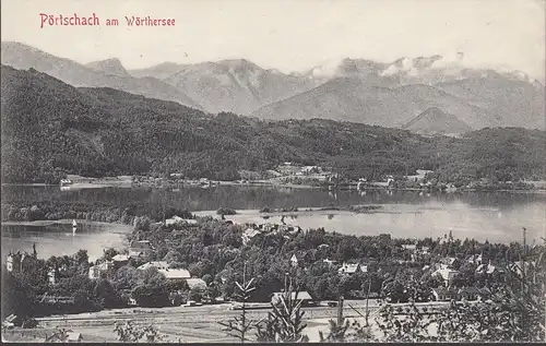 Pörtschach a. Wörthersee, Panoramaansicht, ungelaufen