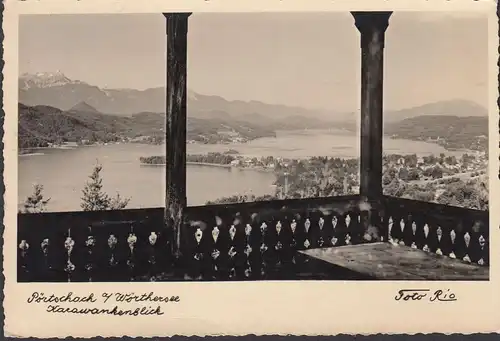 Pörtschach a. Wörthersee, Karawankenblick, gelaufen 1940