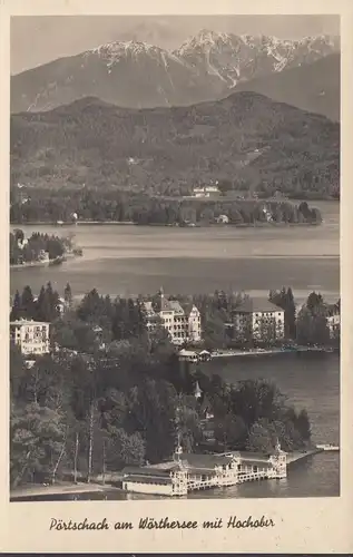 Pörtschach a. Lac de Wörther avec haut-parleur, non-franchis- date 1942
