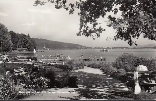 Pörtschach am Wörthersee, Blumenstrand, ungelaufen