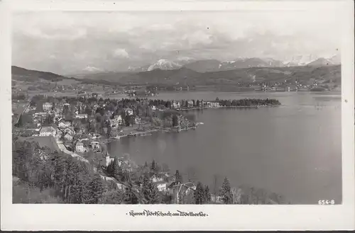 Pörtschach am Wörthersee, Panoramaansicht, Kurort, gelaufen 1949