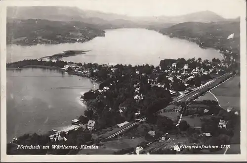 Pörtschach au lac Wörthersee, photo de vol, couru 194 ?