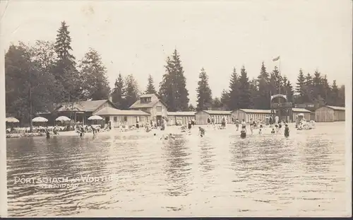 Pörtschach a. Wörthersee, Strandbad, gelaufen 1927