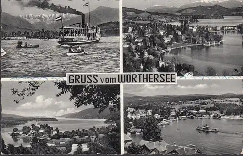 Le lac de Wörther, le vapeur, Pörtschach, couru 195 ?