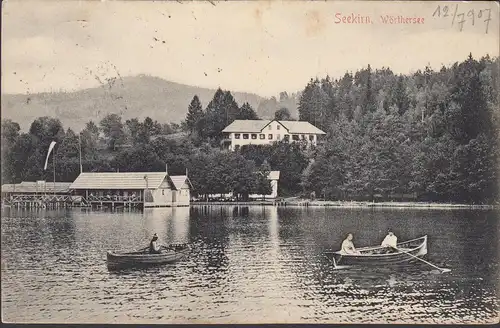 Seekirn, Maria Wörth, Ruderboote, gelaufen 1907