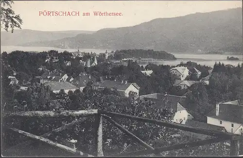 Pörtschach a. Wörthersee, Stadtansicht, ungelaufen