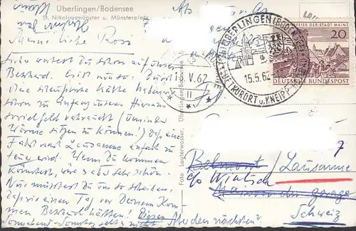 Passer, Nicolasmünster et Münterplatz, couru 1962