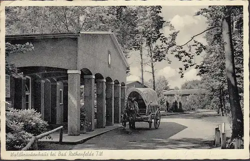 Bad Rothenfelde, Waldkrankenhaus, gelaufen 1955