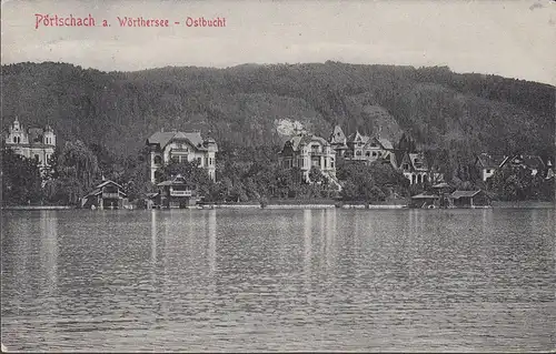 Pörtschach am Wörthersee, Ostbucht, couru 1909