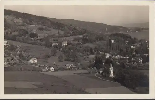 Krumpendorf am Wörthersee, Panoramaansicht, ungelaufen