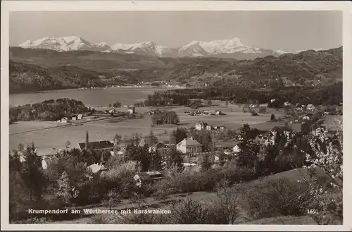 Krumpendorf am Wörthersee mit Karawanken, ungelaufen