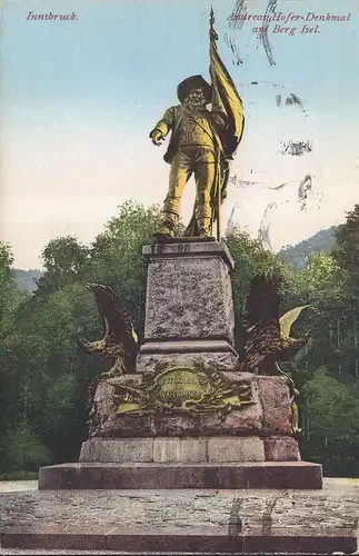 Innsbruck, Andreas Hofer Denkmal, gelaufen