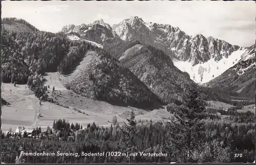 Fremdenheim Sereinig, Bodental mit Vertatscha, gelaufen 1957