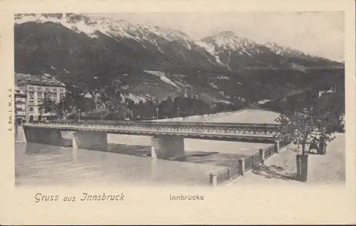Innsbruck, Innbrücke, ungelaufen
