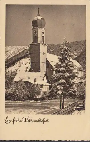 Ein frohes Weinachtsfest, Kirche im Winter, gelaufen 1936