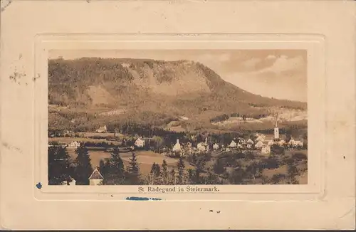 Saint-Radegund, vue sur la ville, Passepartout, non-démandé, retour, couru 1911