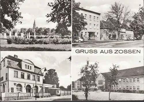 Gruss de Zossen, Park, Marché, Jeux de lumière, école professionnelle, couru 1982