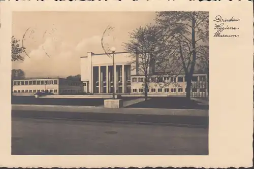 Dresden Hygiene Museum, gelaufen 1930