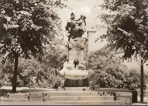 Altenburg, Skatbrunnen, couru en 1974