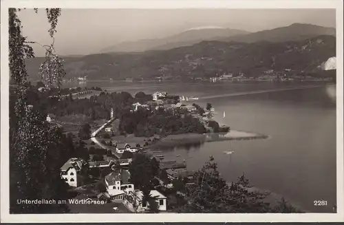 Unterdellach, Panoramaansicht, ungelaufen