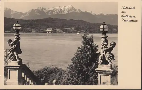 Pörtschach a. Wörthersee, Strandmotiv, gelaufen 1941