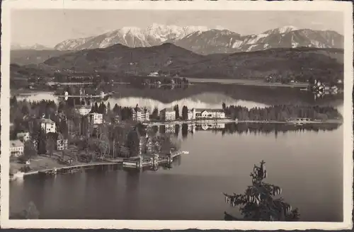 Pörtschach a. Wörthersee, Panoramaansicht, gelaufen 1944