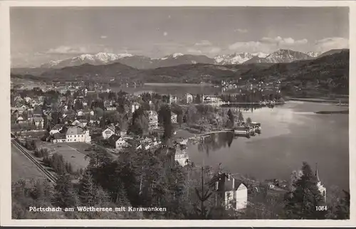 Pörtschach a. Lac Wörthersee avec des caravanes, couru en 1943