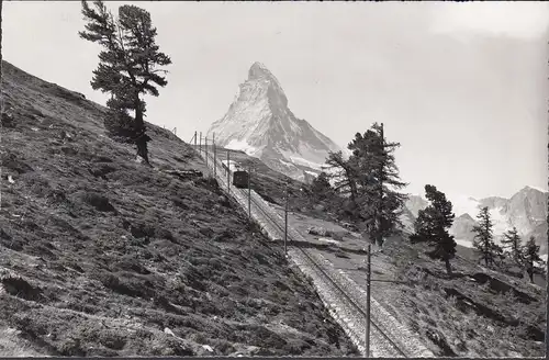 Zermatt, Gornergratbahn et Matterhorn, non roulé