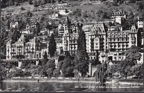 Territet, Grand Hôtel et Hôtel des Alpes, gelaufen