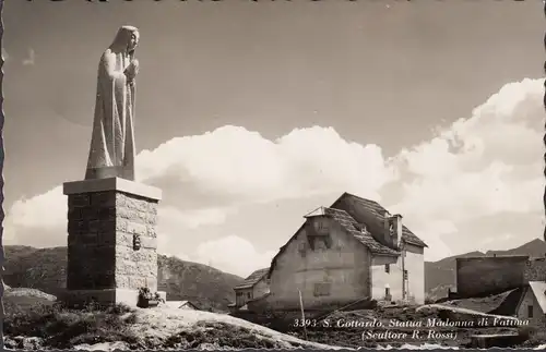 St Gottardo, Ospizio, Statua Madonna di Fatima, couru en 1954