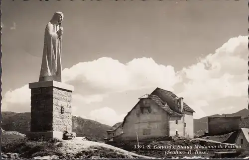 St. Gottardo, Ospizio, Statua Madonna di Fatima, gelaufen 1954