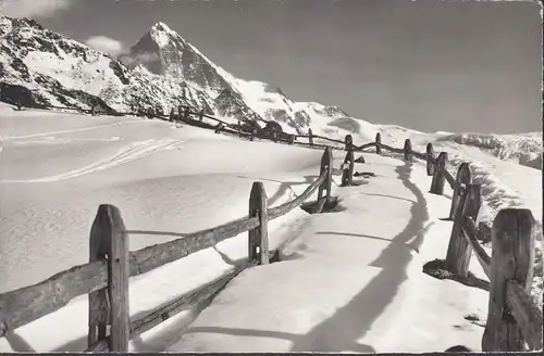 La Dent Blanche, vue de la Forclaz d'Hérens, courue en 1966