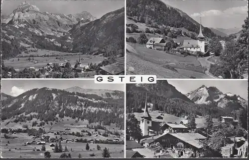 Gsteig, Stadtansichten, Kirche, ungelaufen