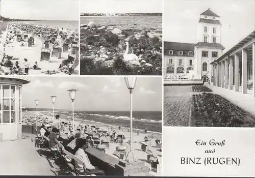 Un sourire de Binz, vue de plage, couru en 1984