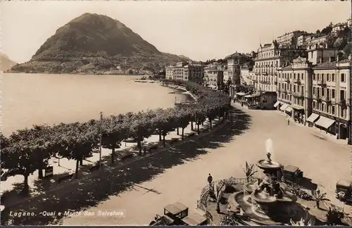 Lugano, Quai e Monte San Salvatore, incurvée