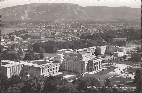 Genève, Palais des Nation Unies, gelaufen 1953