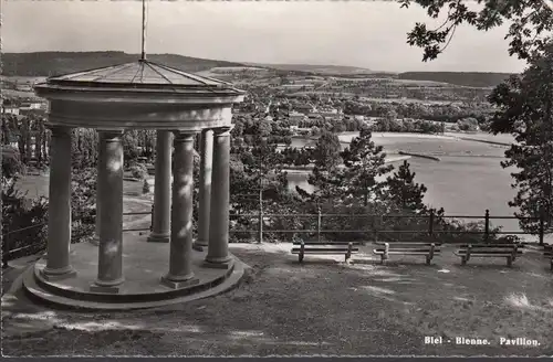 Biel, Bienne, Pavillon, gelaufen 1955