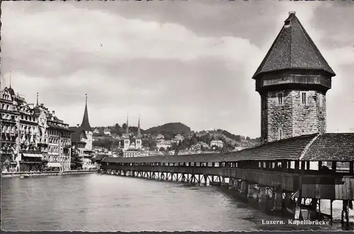 Lucerne, pont de la chapelle, incurvé