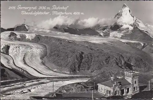 Gornergrat mit Bahnhof, Matterhorn, ungelaufen