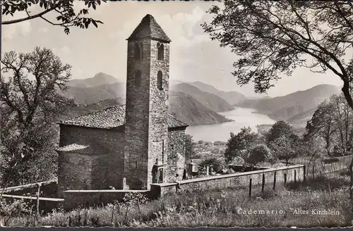 Cademario, Vieux Eglise, couru en 1956